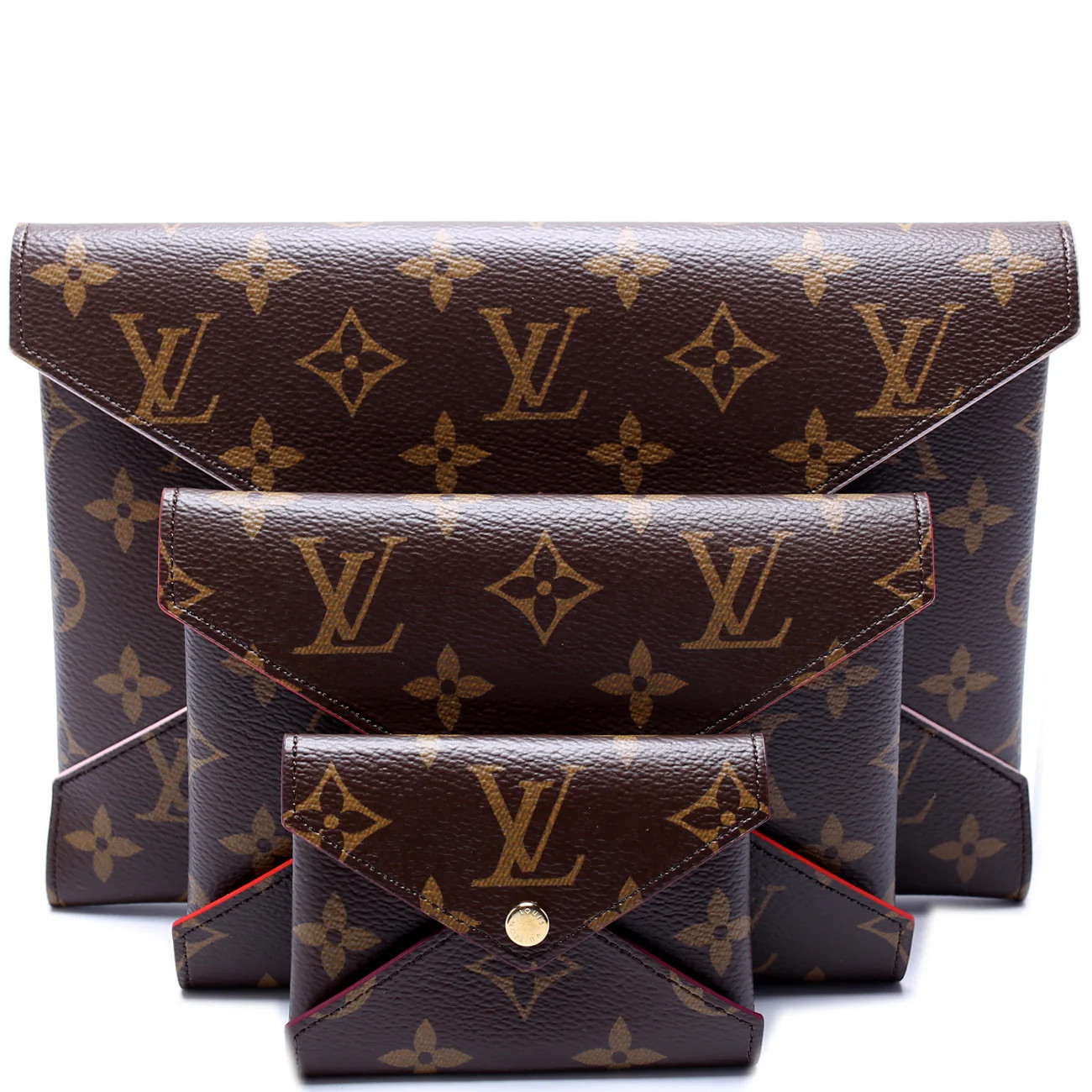 Pochette Kirigami 3 Piece Monogram | Keeks Designer Handbags