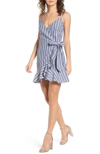 Women's The Fifth Label Voyage Stripe Wrap Dress | Nordstrom