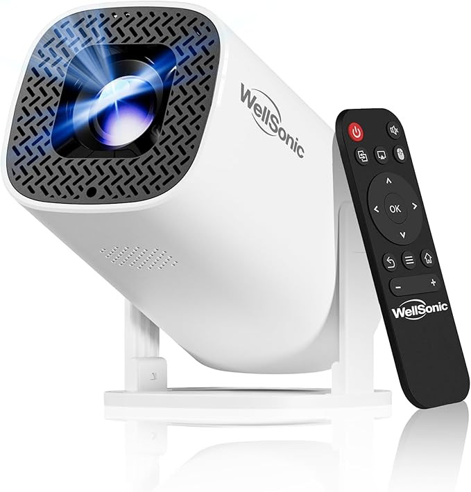 Mini Projector with Wifi and Bluetooth, Build-in Android 14, Portable Projector Outdoor&Ceiling U... | Amazon (US)