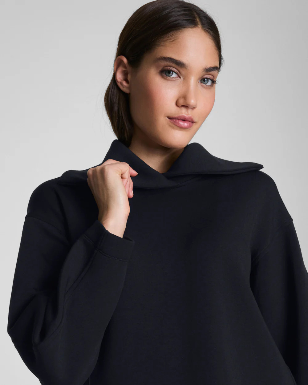 AirEssentials Collared Shirt | Brushed Long Sleeve Top | SPANX | Spanx