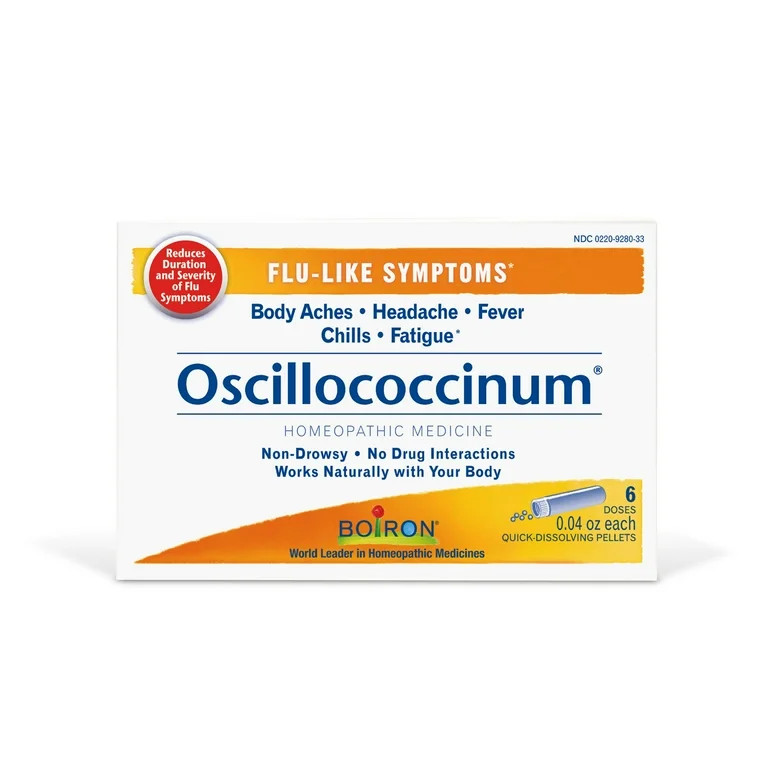 Boiron Oscillococcinum Unit Dose, Homeopathic Medicine for Flu-Like Symptoms, 6 Doses - Walmart.c... | Walmart (US)