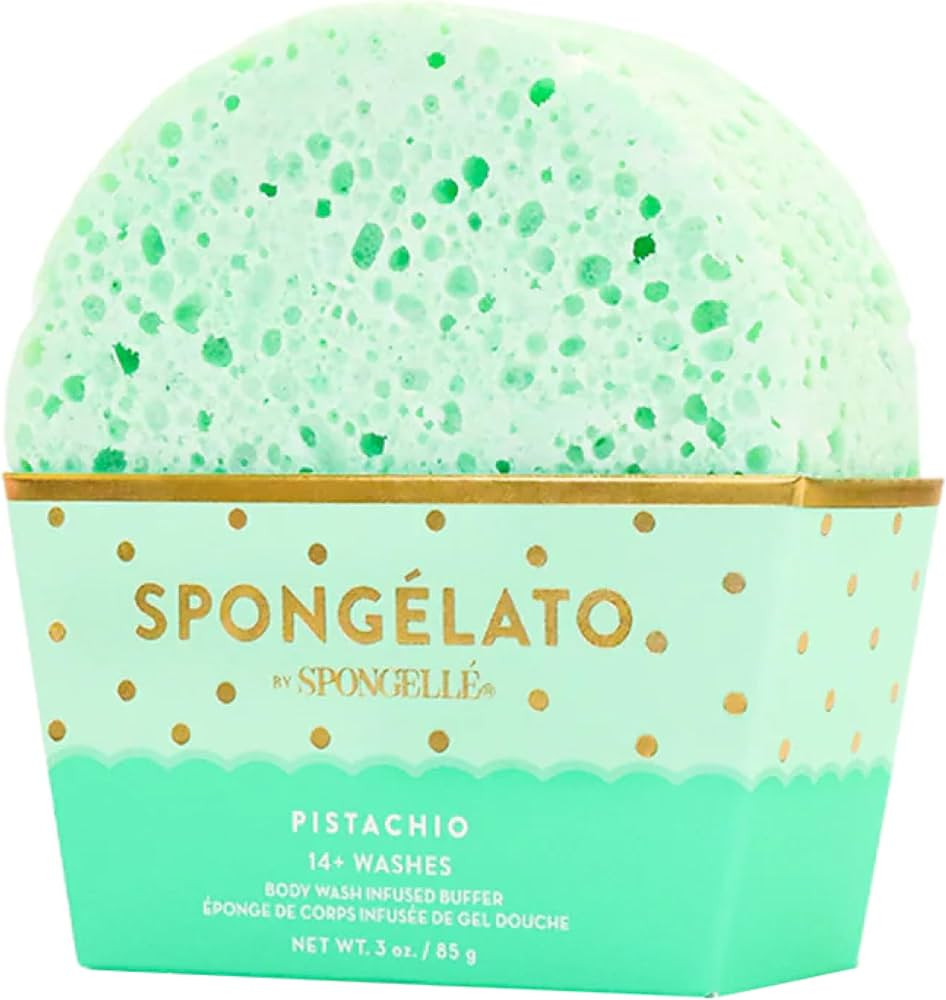 Spongelato Loofah Exfoliating Body Scrubber by Spongelle | Infused with Body Wash | Bath & Shower... | Amazon (US)