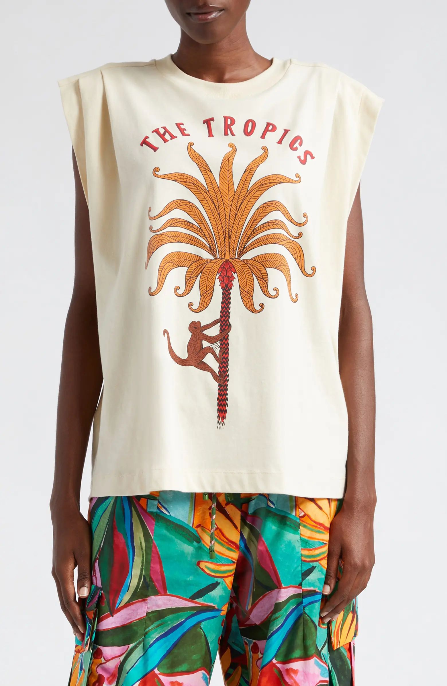 The Tropics Cotton Graphic Muscle T-Shirt | Nordstrom