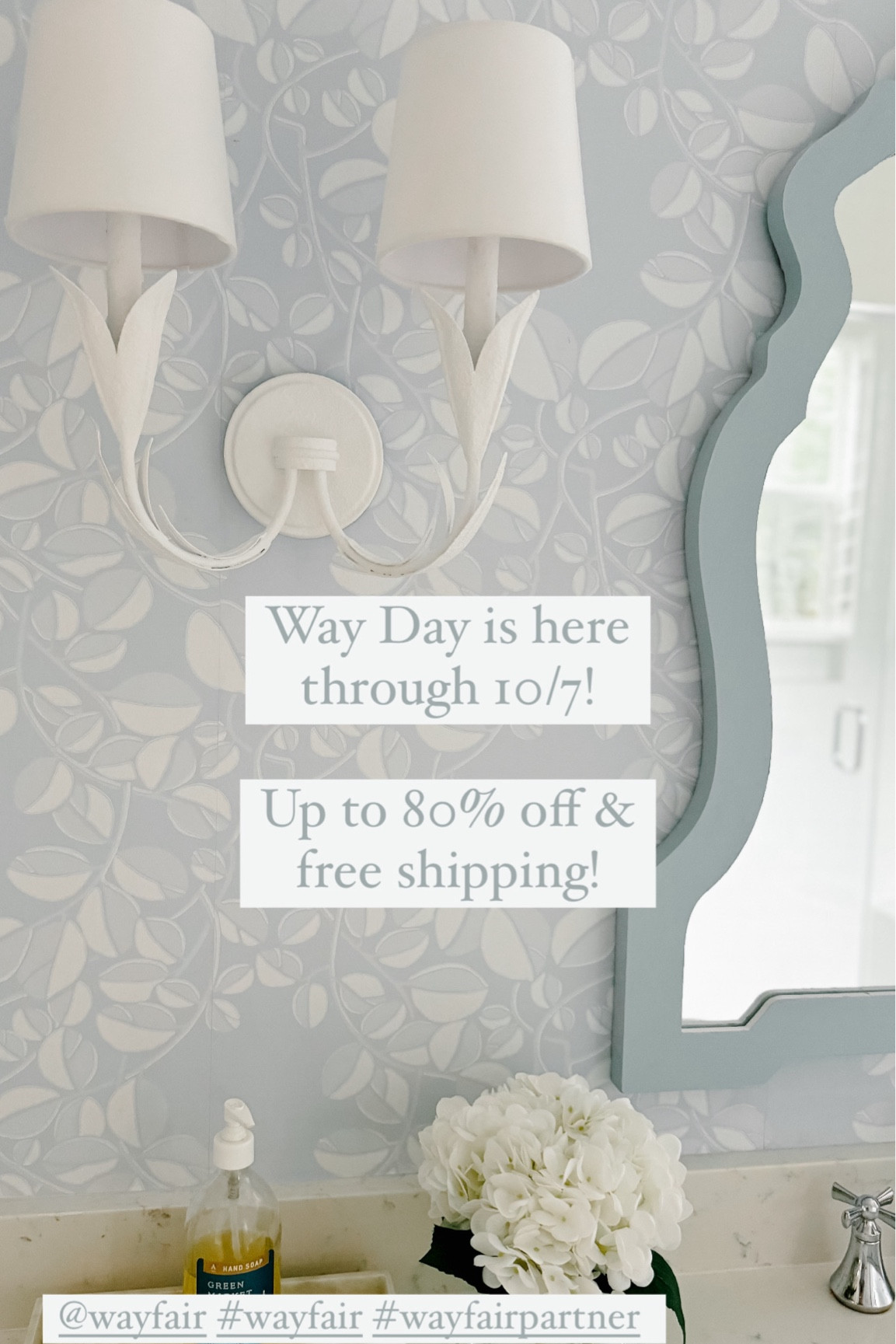 Way Day is here through 10/7!

Up to 80 % off and free shipping!

@wayfair #wayfair #wayfairpartner

#LTKHome