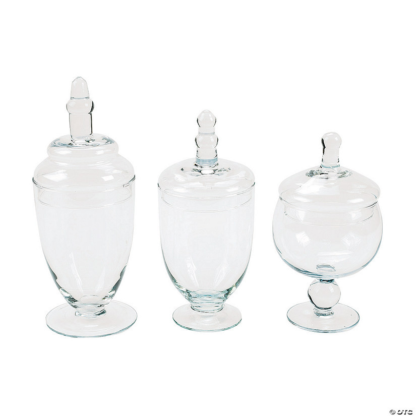 Glass Jar Set - 3 Pc. | Oriental Trading Company
