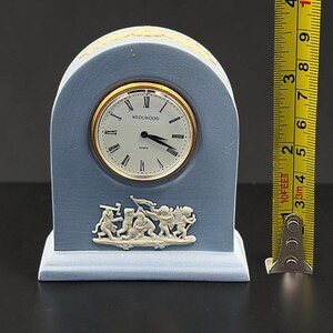 Vintage Wedgwood Jasperware Blue Mantel Clock Cherub Quartz Clock England - Etsy | Etsy (Global)