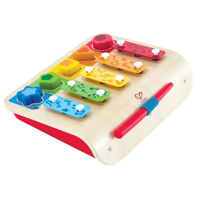HaPe Unisex Xylophone Shape Sorting Toys, Wood Multicolor, 11.81" x 3.54" x 9.45", 2.65 lbs | Walmart (US)