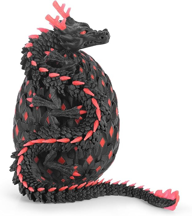 12-inch 3D Printed Dragon Eggs, Glow in The Dark Fidget Toys for Kids & Adults, for Home Office D... | Amazon (US)