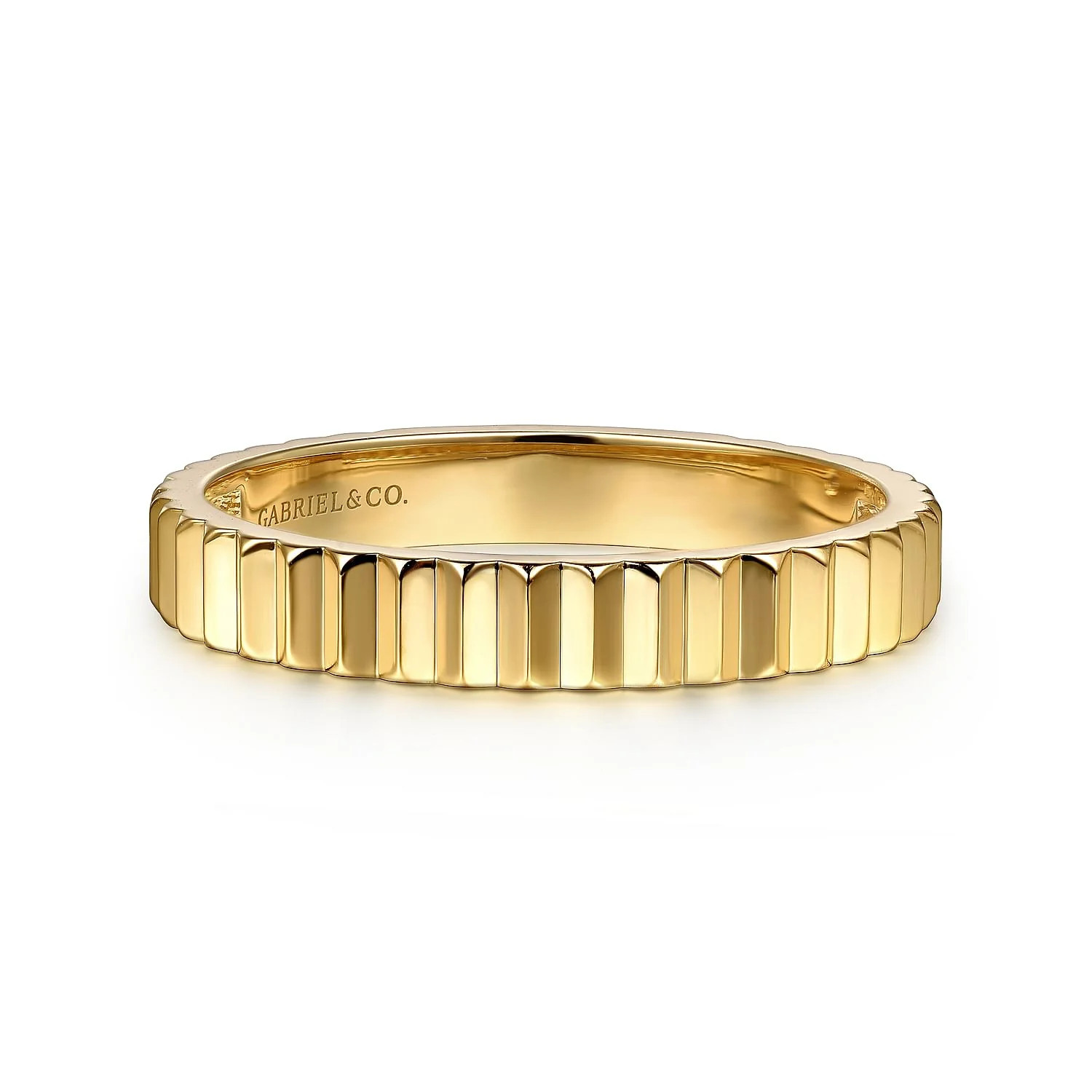 Fluted Stackable Band | J. Brooks Jewelers