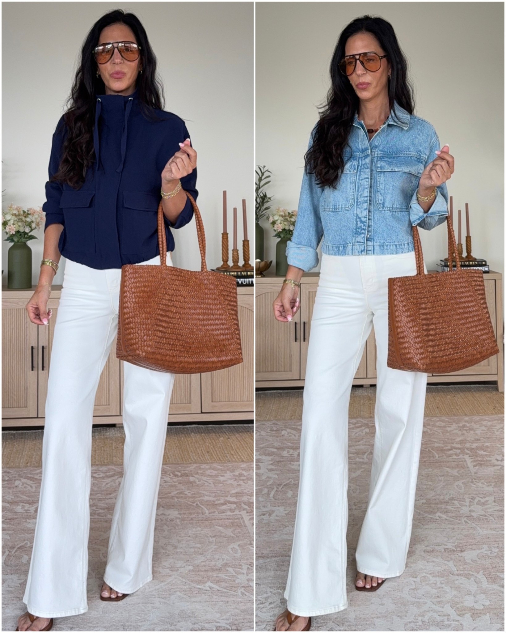 The perfect denim jacket - small 
These Target jeans are worth every penny (size up) - size 4 
This madewell bag is a 10/10 
#ltkover40

#LTKU #LTKmomlife #LTKootd 