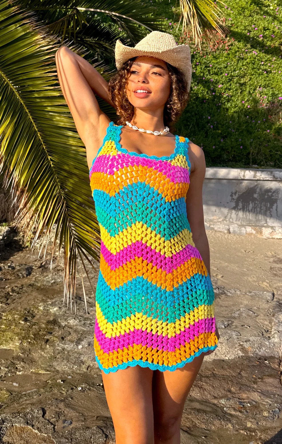 Tara Coverup Dress ~ Sea Breeze Crochet | Show Me Your Mumu