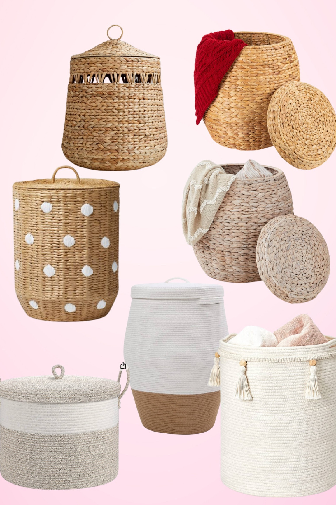 Boho baskets on sale! 

#LTKfamily #LTKSpringSale #LTKhome