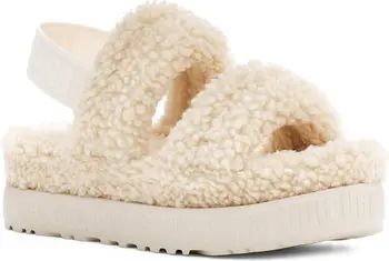 UGG® Oh Fluffita Genuine Shearling Slingback Sandal | Nordstromrack | Nordstrom Rack