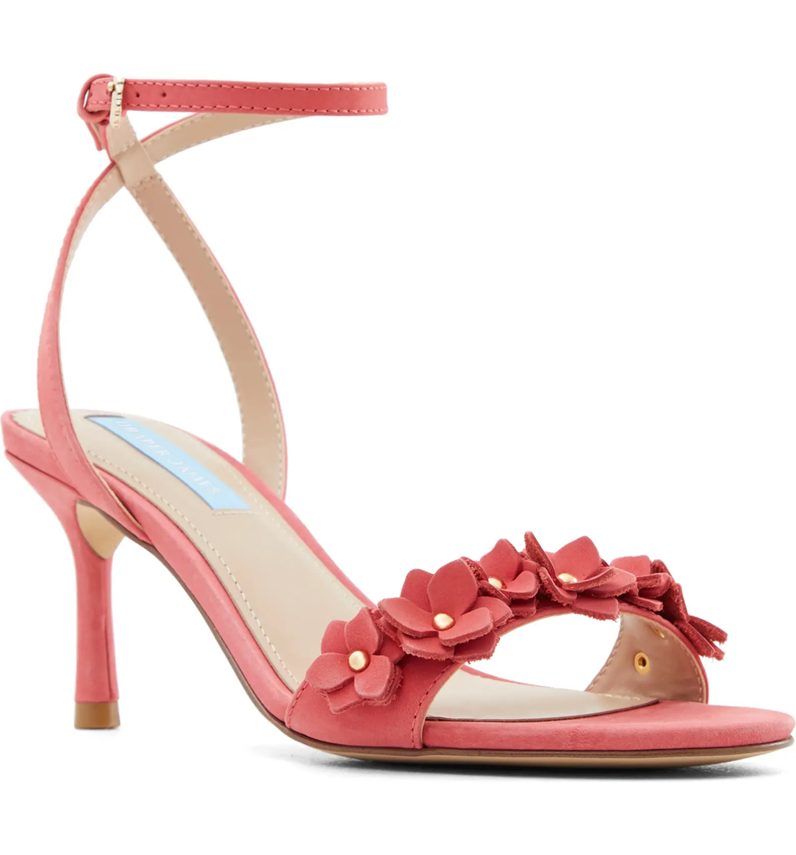 Alice Floral Appliquè Ankle Strap Sandal | Nordstrom