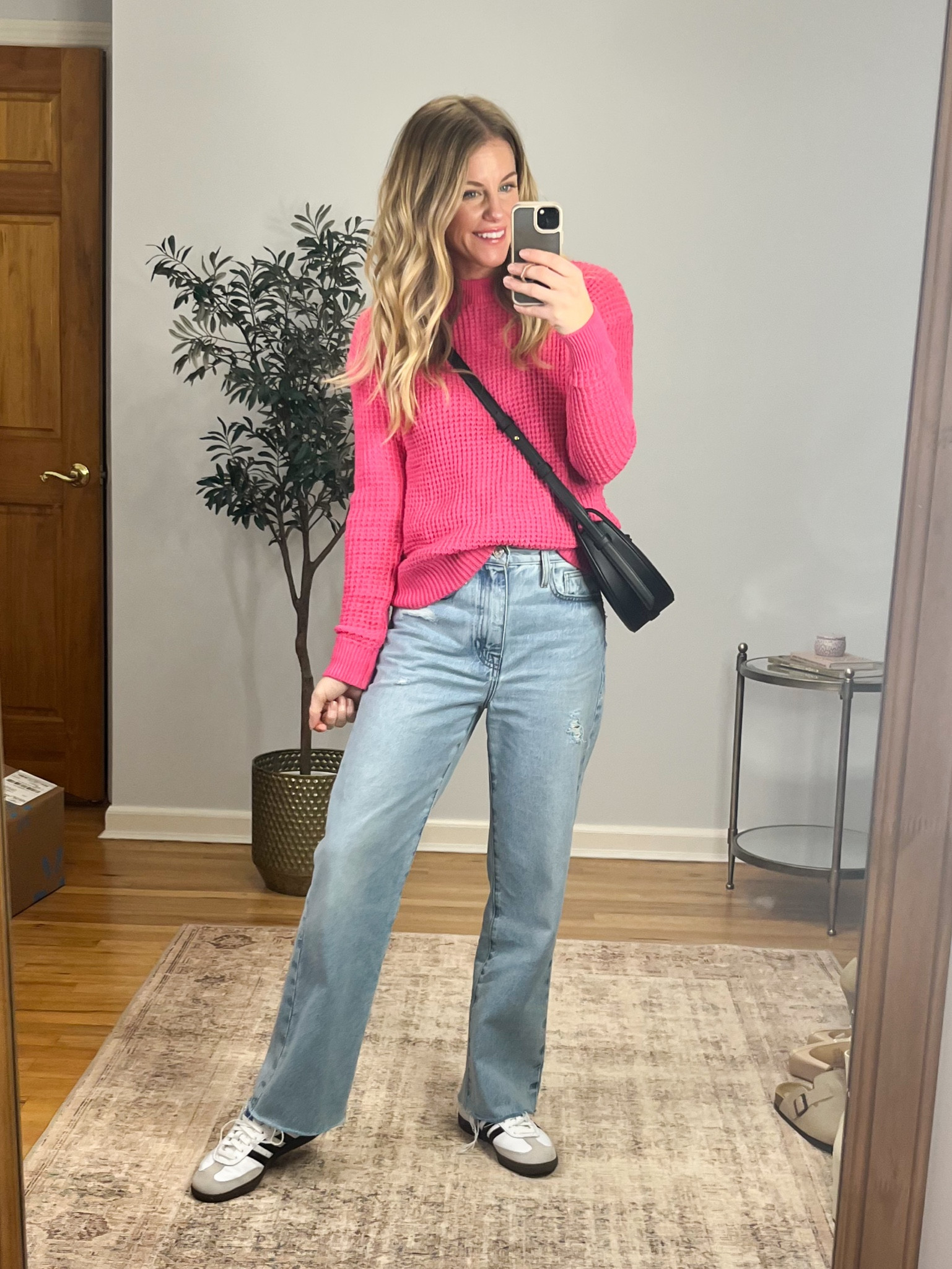 This sweater is so good! Only $14.98 and available in eight colors. I am wearing size small. I cannot link my bag, but I linked a similar Amazon style.



#LTKsalealert #LTKSeasonal #LTKfindsunder50