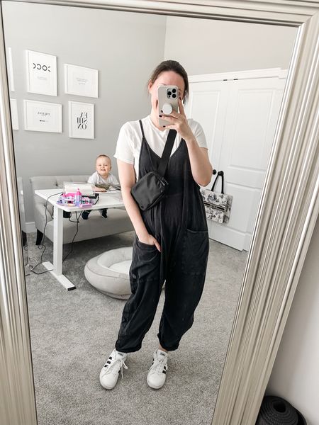 The most comfortable weekend fit is this Free People jumpsuit. I am excited for the weather to warm up more so I can get away with wearing tanks underneath  

#LTKfindsunder100 #LTKitbag #LTKkids