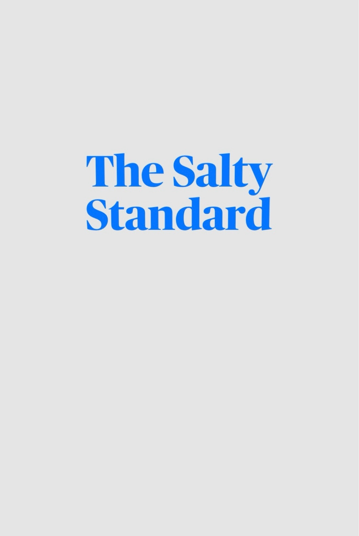 The Salty Standard

#LTKstyletip
