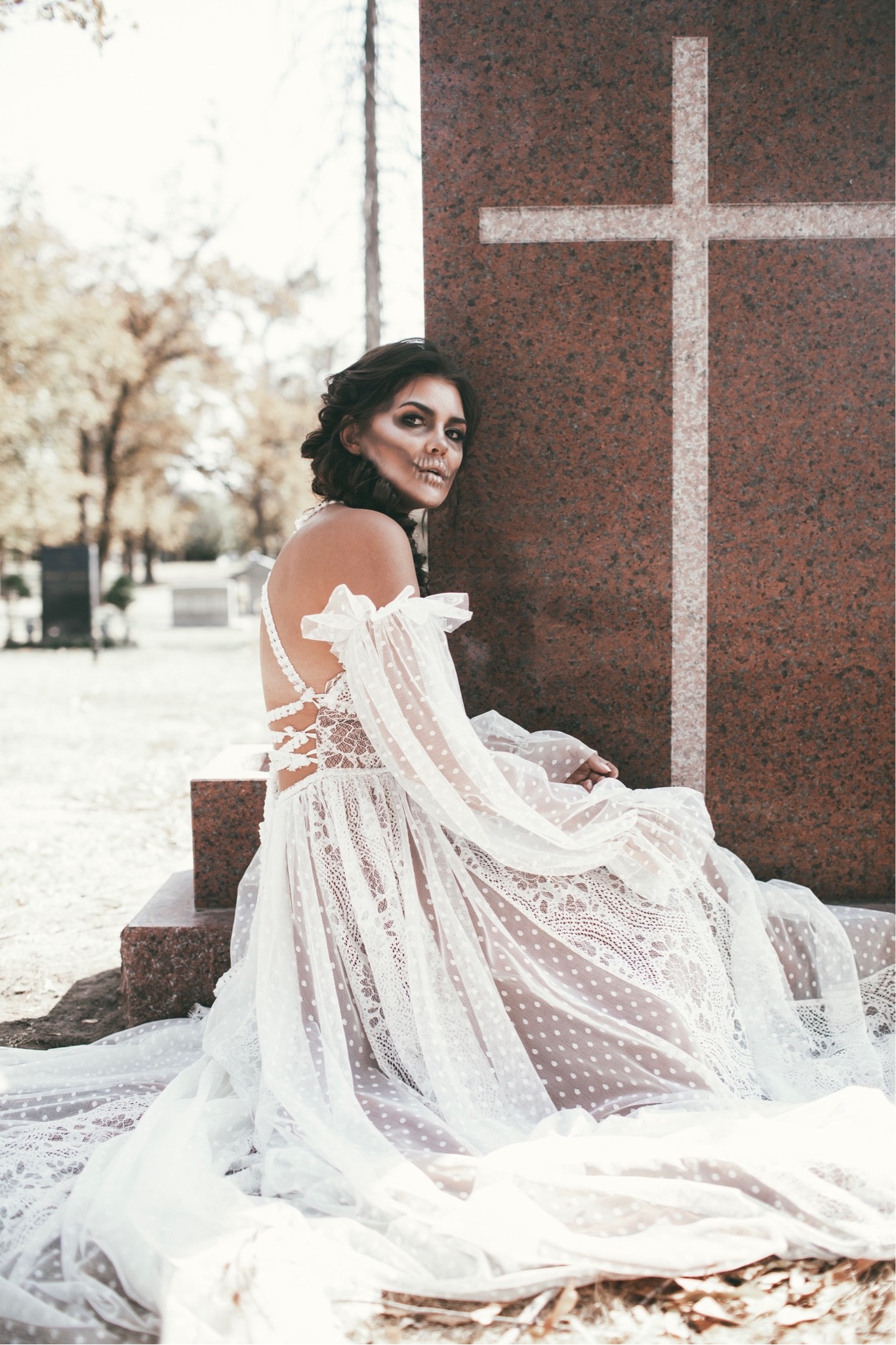 Halloween Skeleton Bride Costume and a makeup 



#LTKSeasonal #LTKHalloween #LTKstyletip