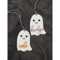 Ghost Tags | Boo Bag, Halloween, Acrylic | Etsy (US)