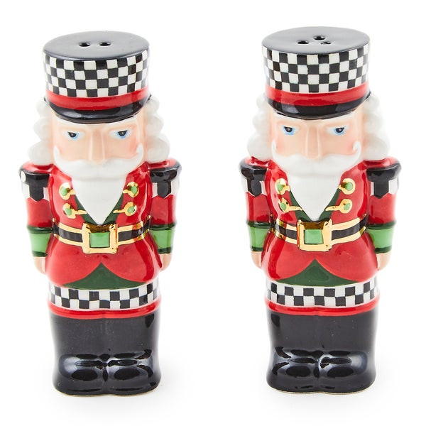 MacKenzie-Childs Classic Courtly Nutcracker Salt & Pepper Set | MacKenzie-Childs