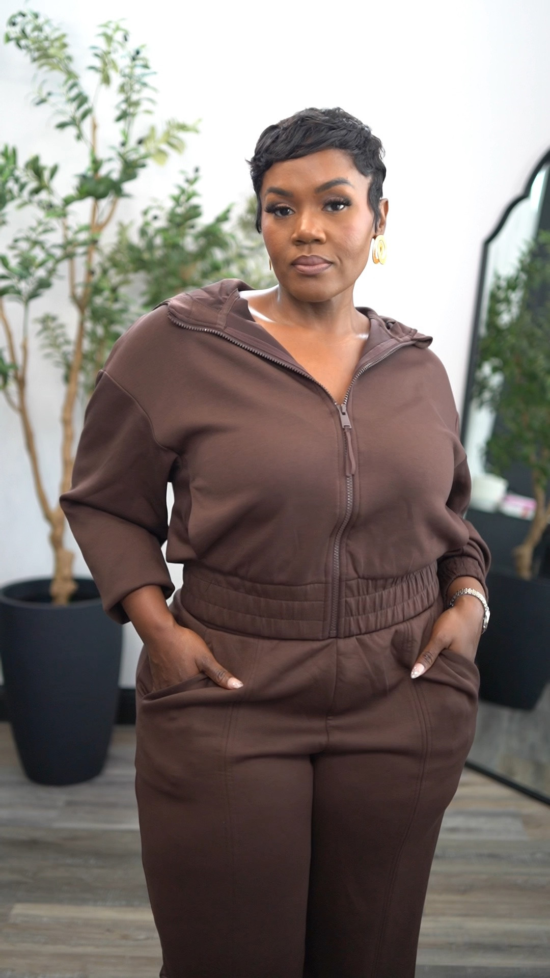The PERFECT brown sweat set for Fall!