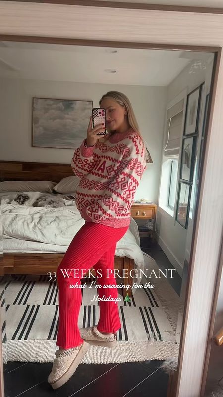 I’m 33 weeks pregnant and wearing an XL! 