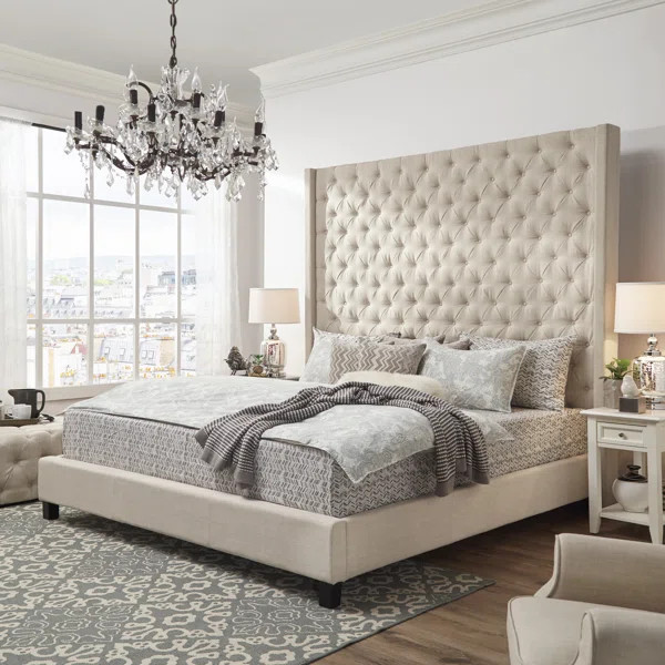 Kaster Upholstered Wingback Bed | Wayfair North America