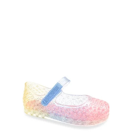 Wonder Nation Baby and Toddler Girls Mary Jane Jelly Shoes | Walmart (US)