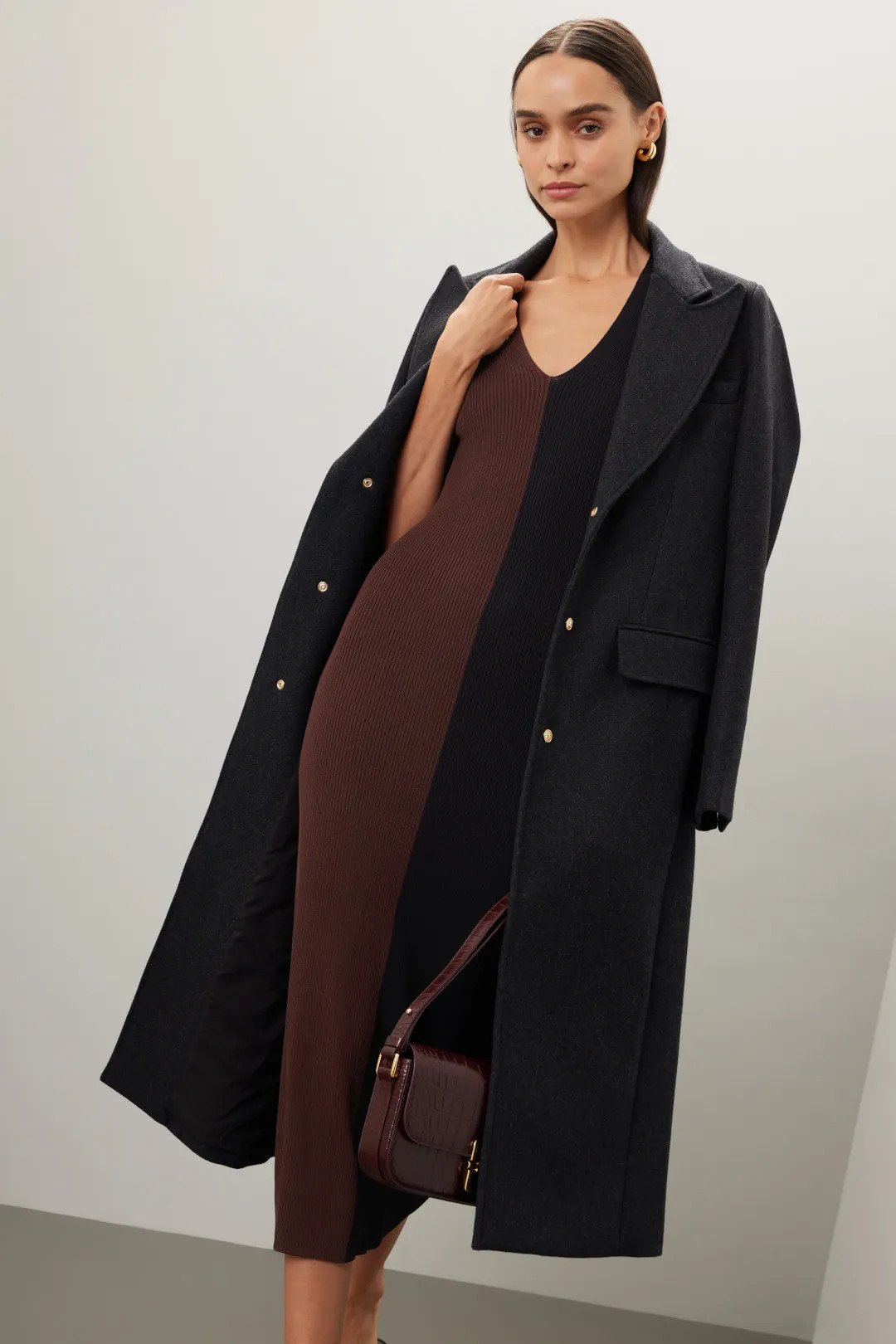 Two Tone Knit Dress | Rent the Runway