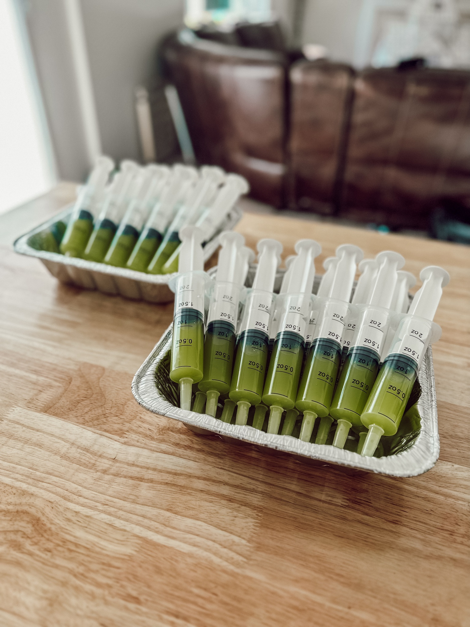 These jello syringe shots are perfect for your Halloween party! We did a mini cocktail in them instead of jello & I'm excited for everyone to taste them. It came in a pack of 40, but I did 25 for tonight! 

#LTKparties #LTKHalloween