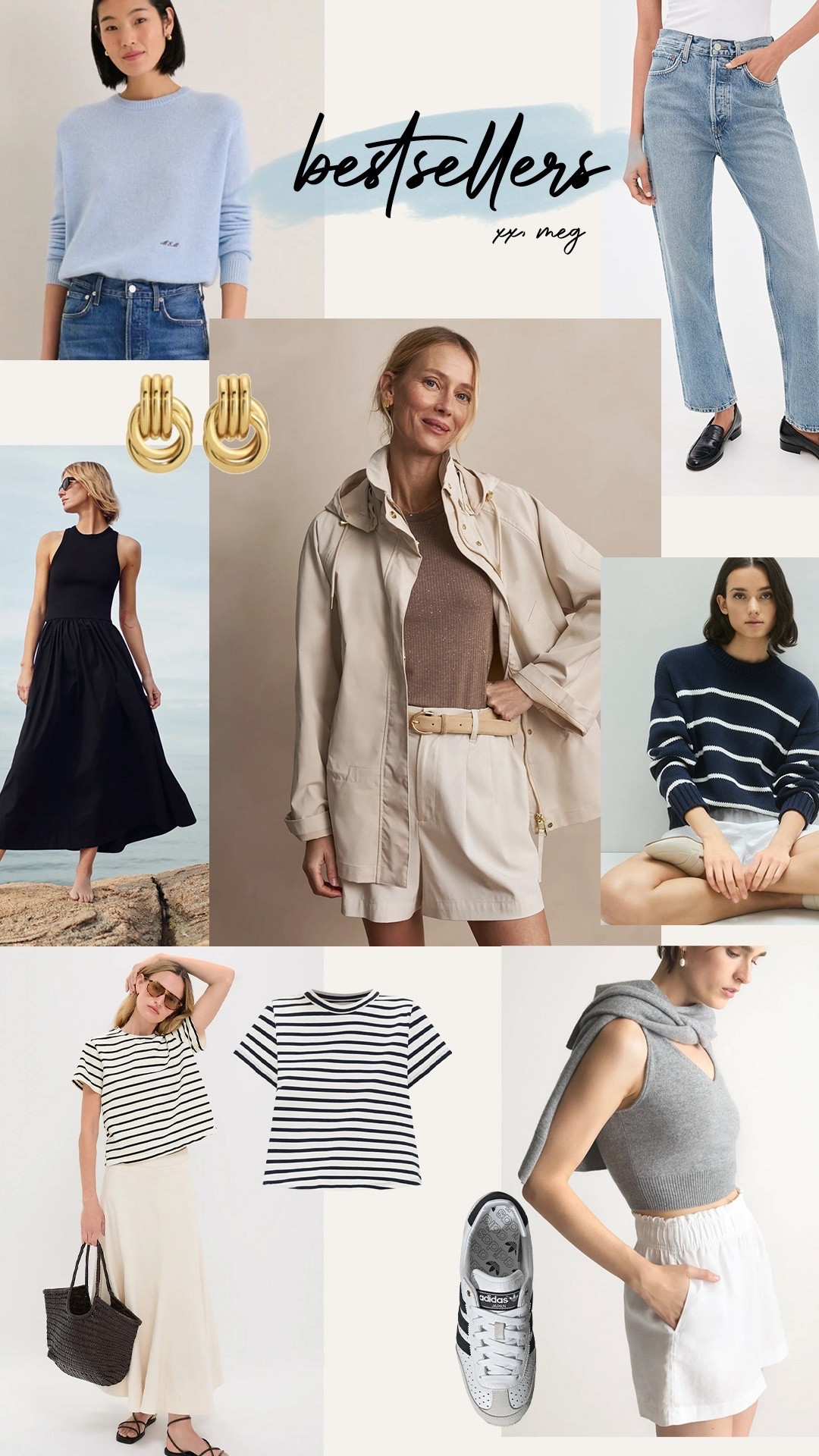 Bestsellers this week are SO GOOD. It makes me so happy when you’re gravitating towards some of my favorite items. I love and own everything on this list. The @Varley Jeanie jacket is my favorite find of the spring • My @Tuckernuck Bodie Cashmere sweater with the perfect blue hue and the perfect monogram placement! • @Quince striped cotton crewneck is the perfect summer night beach sweater • how stunning is the @soldout.nyc black dress?


#LTKWorkwear #LTKootd #LTKSeasonal