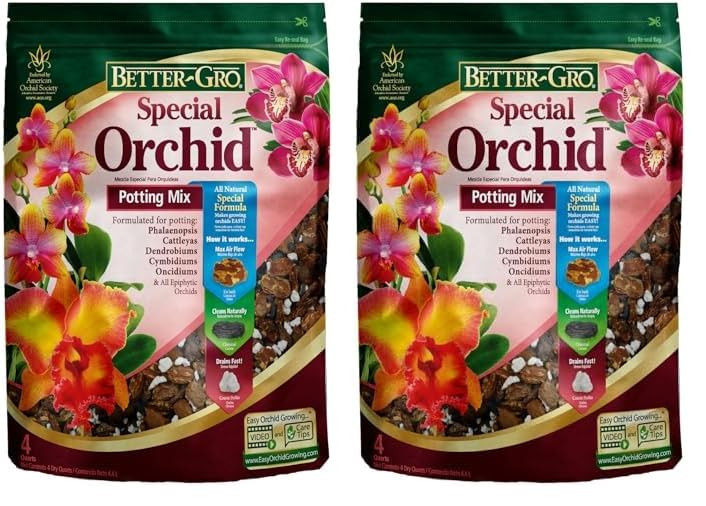 Better-Gro Special Orchid Mix - Premium Grade Orchid Bark Potting Mix for Potting, Repotting, Enh... | Amazon (US)