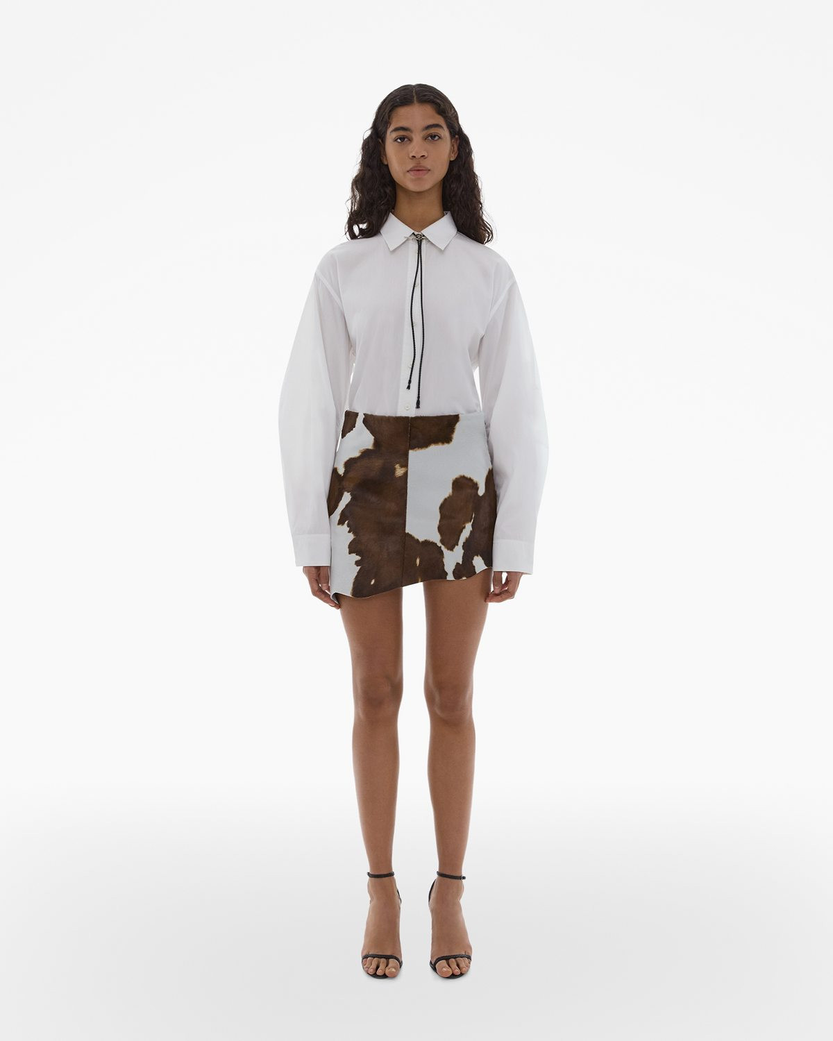 Cowhide Mini Skirt | Helmut Lang (US)