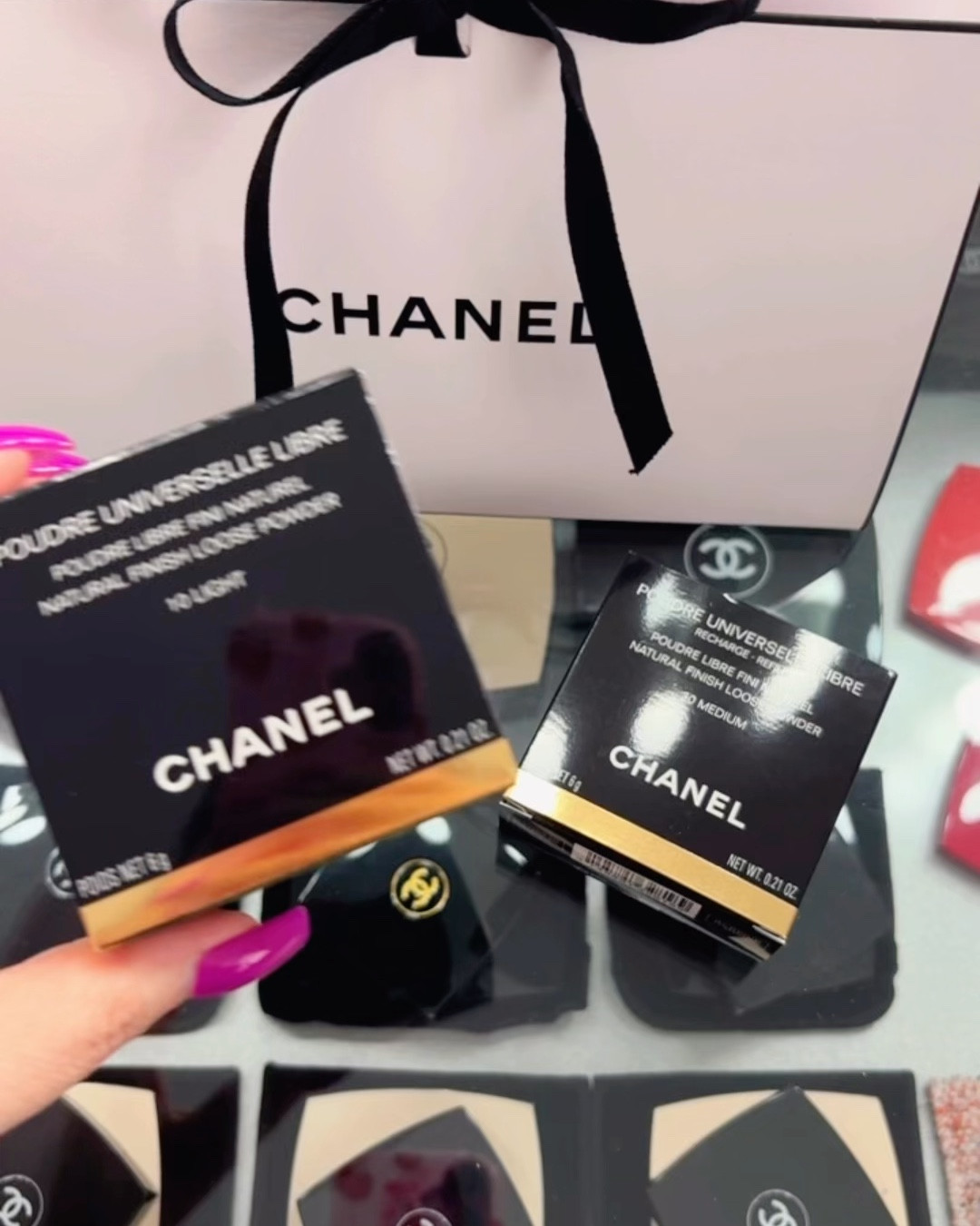 New Chanel natural finish loose powder “On-the-Go” I’m so excited for this release because now you can take this powder for travel and it won’t take up a lot of space like the original one! I got the #10 in the transparent shade and #30 medium in the refill! 

#LTKSeasonal #LTKTravel #LTKBeauty