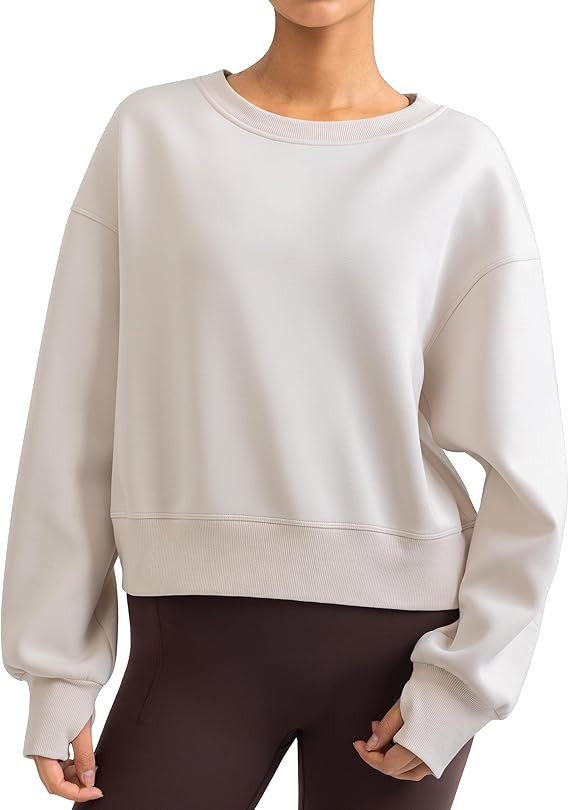 Colorfulkoala Velvra Modal Fleece Lined Pullover - Women's Soft & Warm Lounge Sweatshirt, Stylish... | Amazon (US)