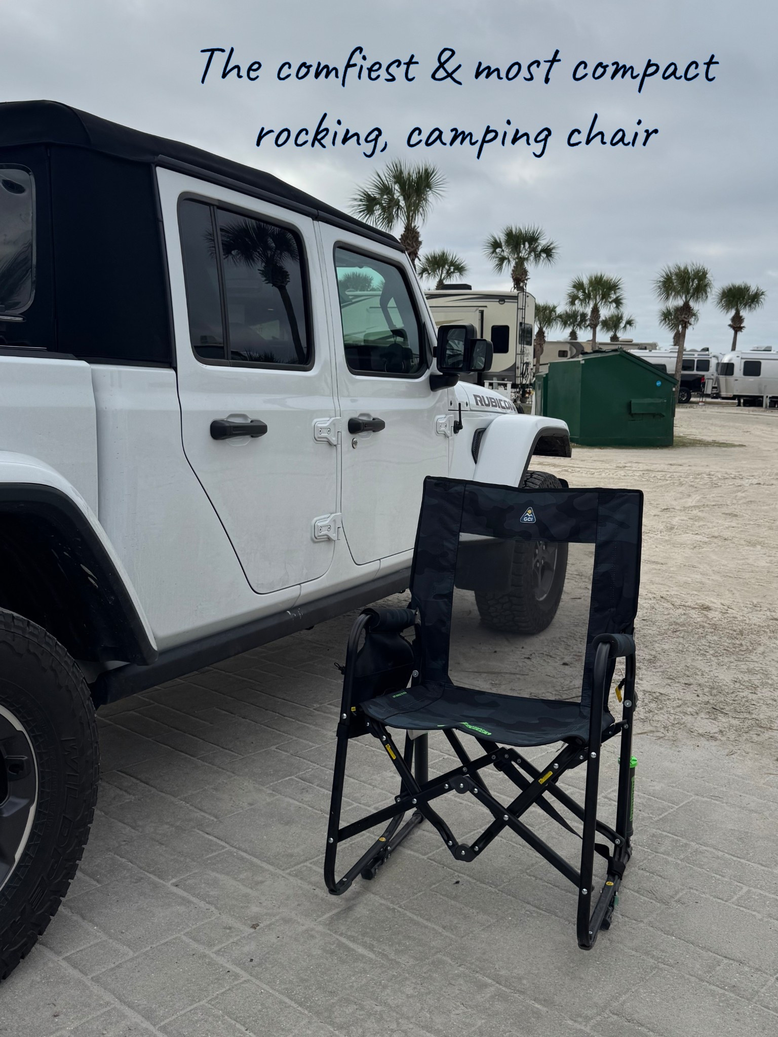We didn’t think we’d care this much about a camping chair… and yet here we are. 🤣

The GCI Outdoor Stowaway Rocker Chair has been such an easy win for camper life … comfortable, easy to get in and out of, and it folds down small enough to not take over the Jeep or camper storage.
We’ve been using it at the beach all week, but it’s definitely coming home with us for fires in the driveway, ball games, and all the random places we end up sitting for hours.
Also worth noting: nine color options and the camo felt like a safe life choice around here 😉

@‌gcioutdoor @‌maven.reach
#FrontRowSeatToLife #YourComfortZone 



#LTKTravel #LTKmomlife #LTKFindsUnder100