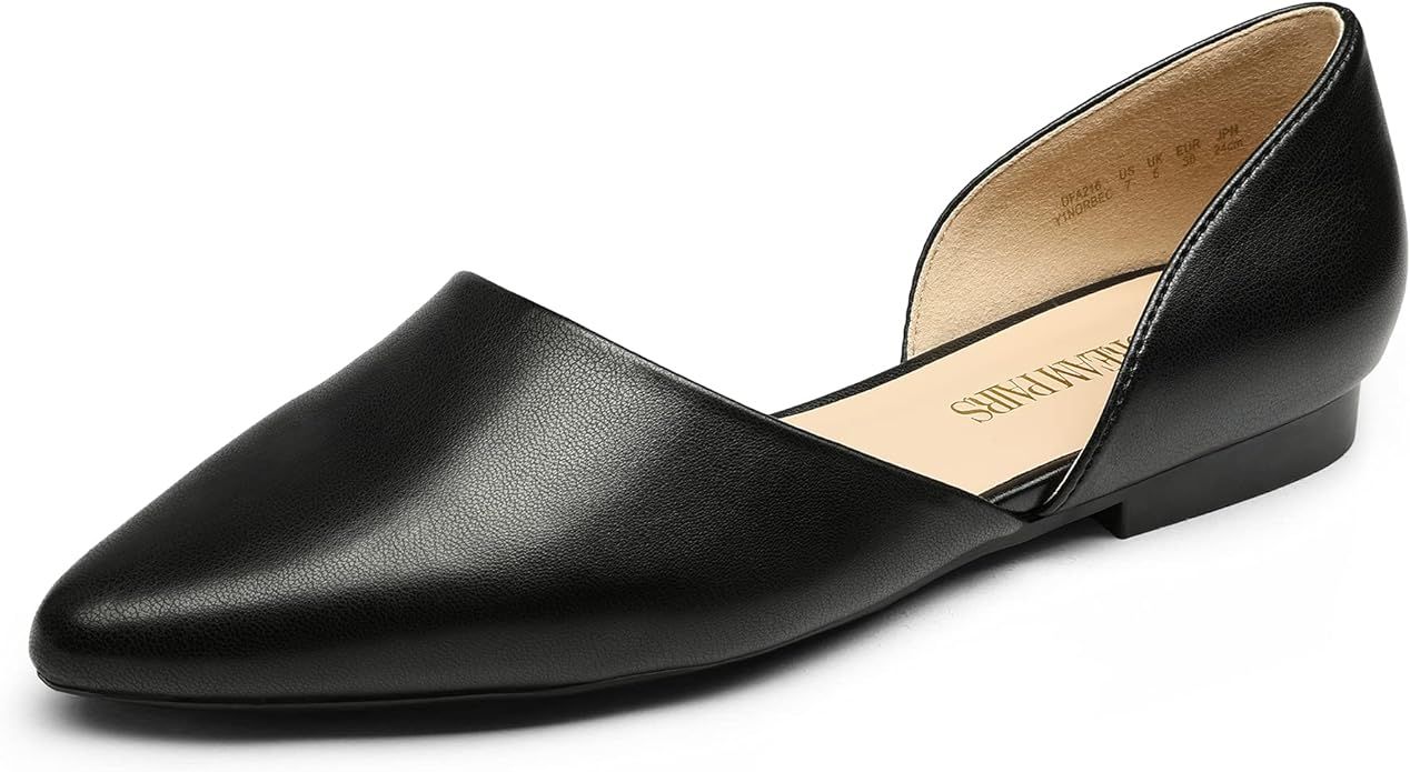 DREAM PAIRS Women's Elegant Dressy Flats Shoes Pointed Toe Casual Comfort Slip on Walking Flats f... | Amazon (US)