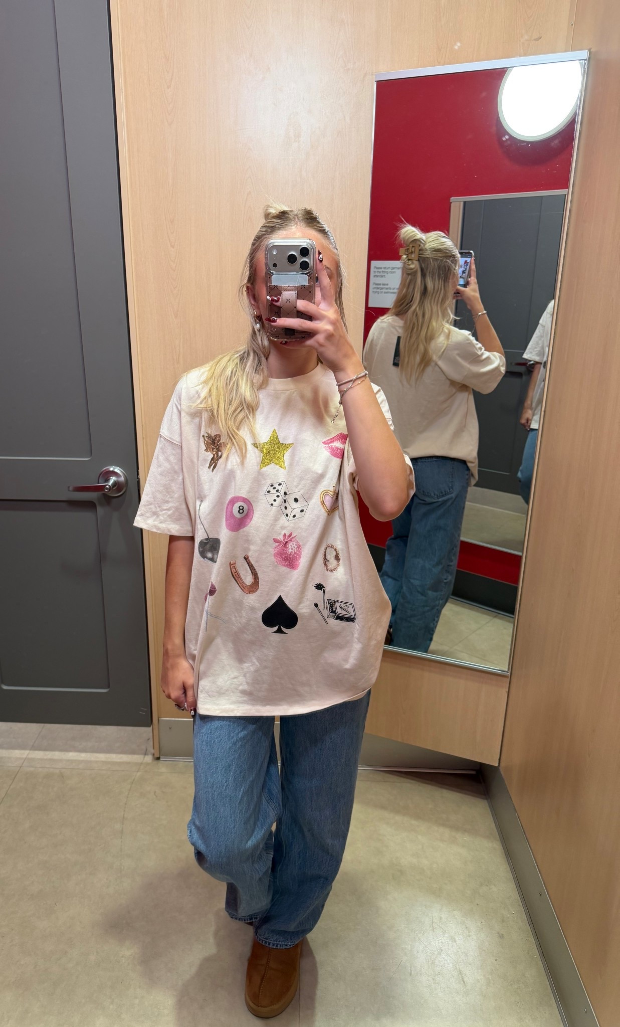 Target oversized tee! Wearing a medium
