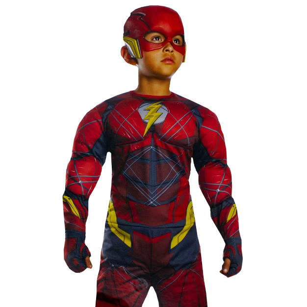 Rubies Boys The Flash Muscle Chest Halloween Costume with Mask Medium Size 8-10 | Target