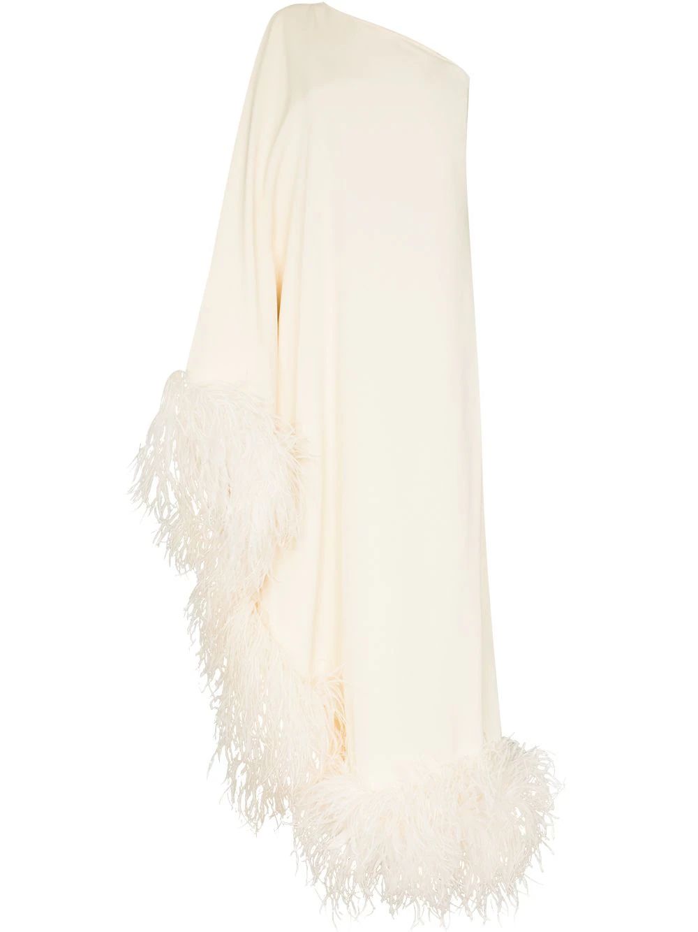 Taller Marmo Ubud feather-trim Gown - Farfetch | Farfetch Global