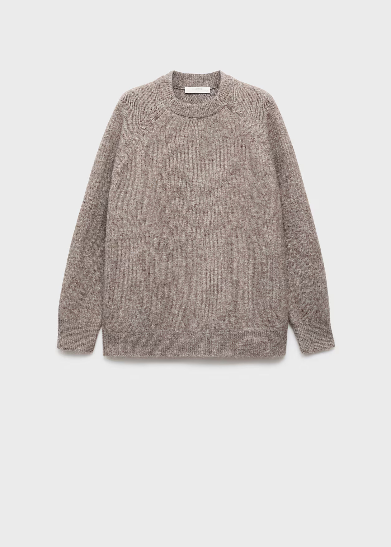 Round-neck knitted sweater - Women | MANGO United Kingdom | MANGO (UK)