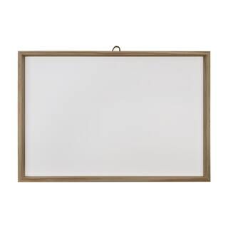 17" x 25" White Plaque with Natural Wood Frame by Make Market® | Michaels | Michaels Stores
