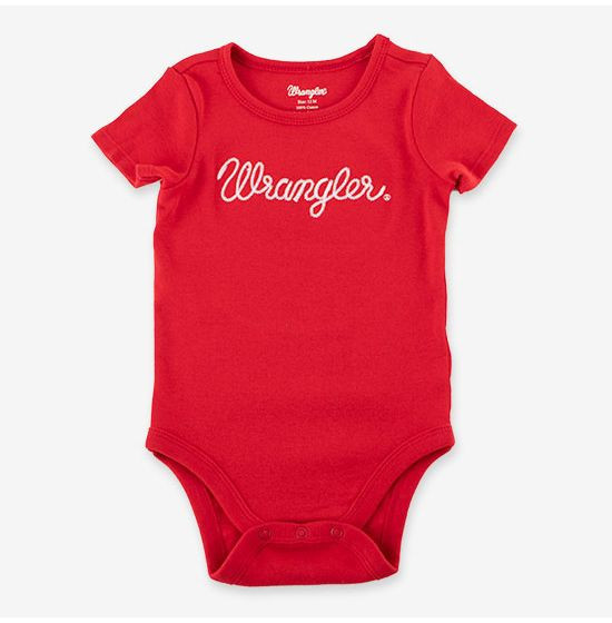 Wrangler Infant Red Chute Onesie | Rod's Western Palace/ Country Grace