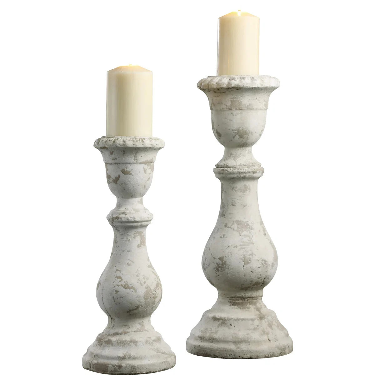 Travon Concrete / Cement Tabletop Candlestick | Wayfair North America