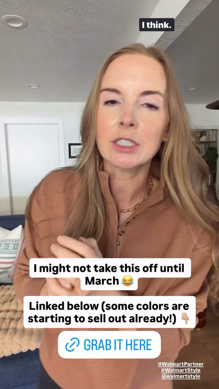 #WalmartPartner #WalmartStyle @walmartstyle
I might not take this off until March! Linked below (some colors are already starting to sell out)