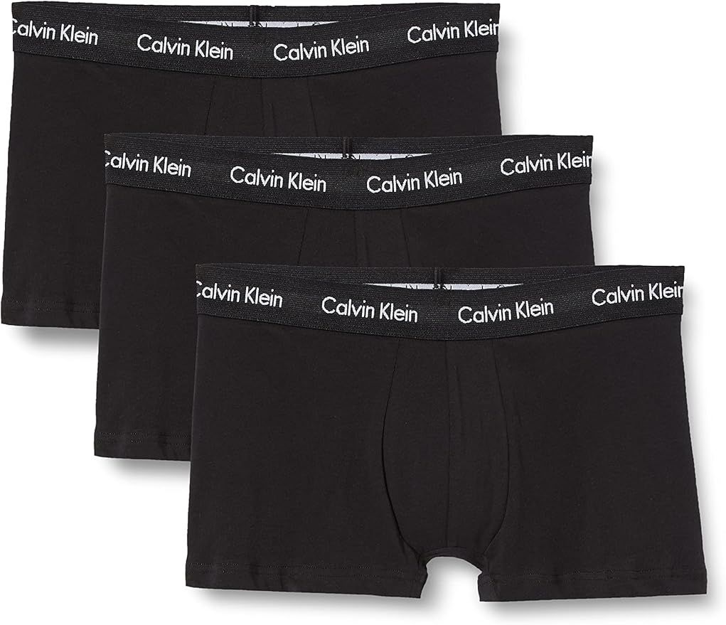 Calvin Klein Underwear Herren Hüft-Shorts 3er Pack - Cotton Stretch, Schwarz (Black W. Black Wb ... | Amazon (DE)