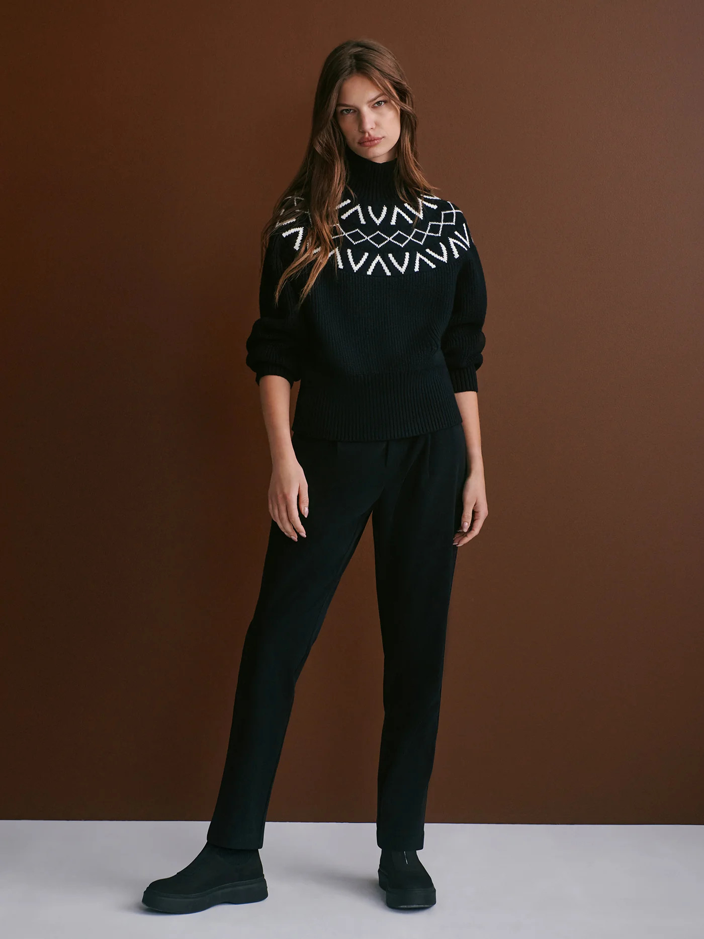 Marcie Fairisle Yoke Knit | VARLEY US | Varley US