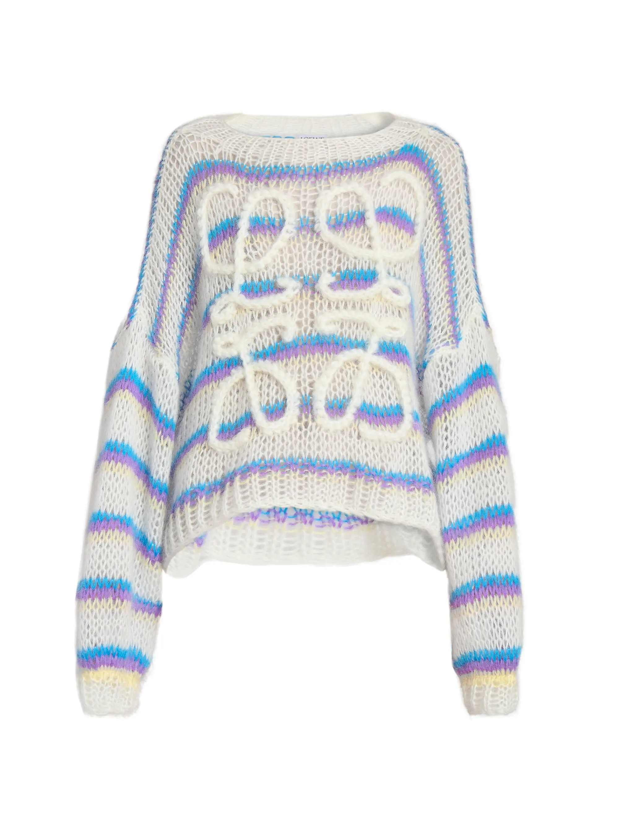 LOEWE Anagram Mohair-Blend Sweater | Saks Fifth Avenue | Saks Fifth Avenue
