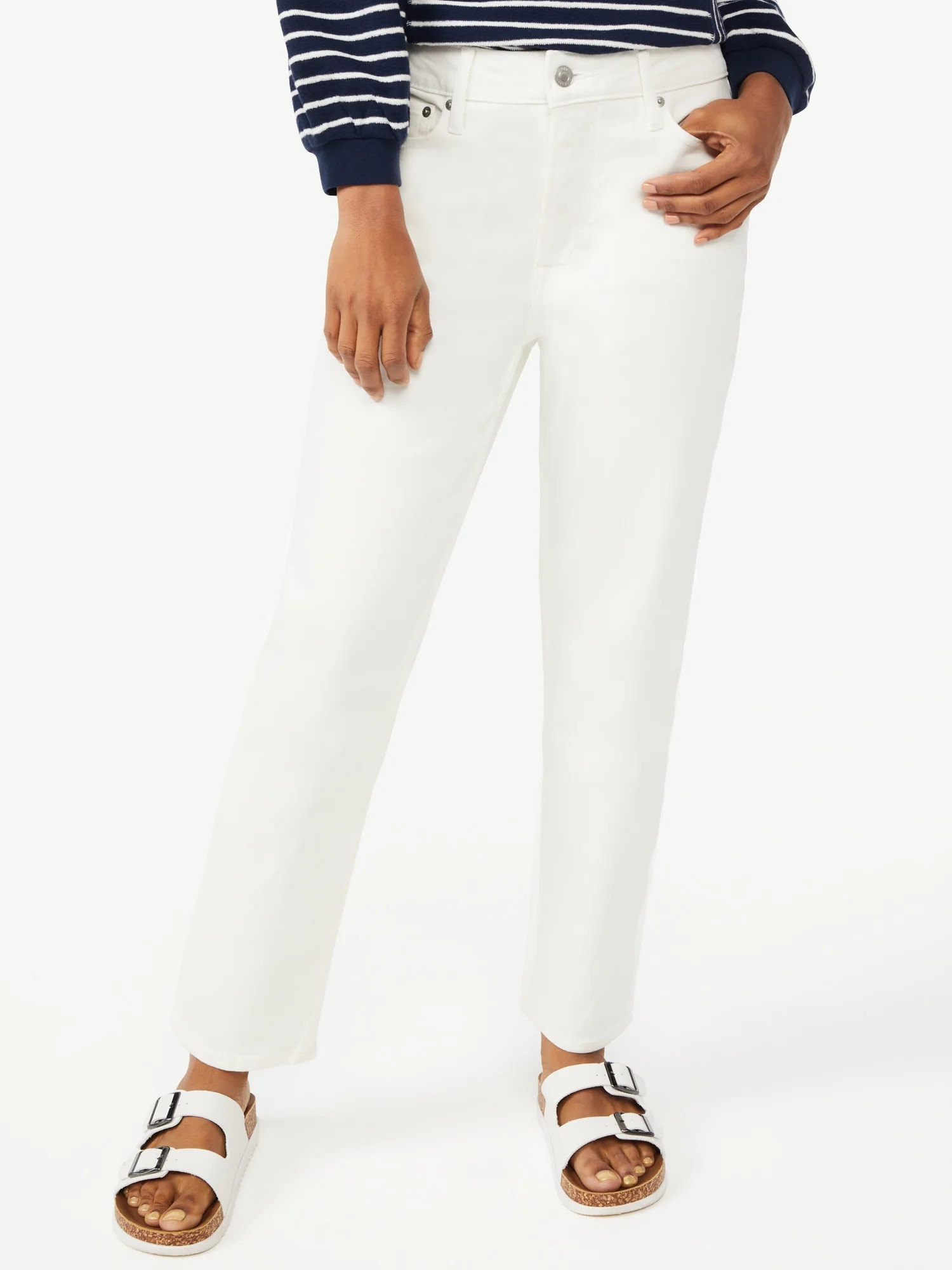 Free Assembly Women's Original 90's Straight Leg Jeans - Walmart.com | Walmart (US)