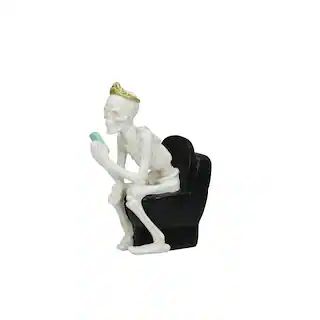 7" Porcelain Throne Skeleton King by Ashland® | Michaels Stores